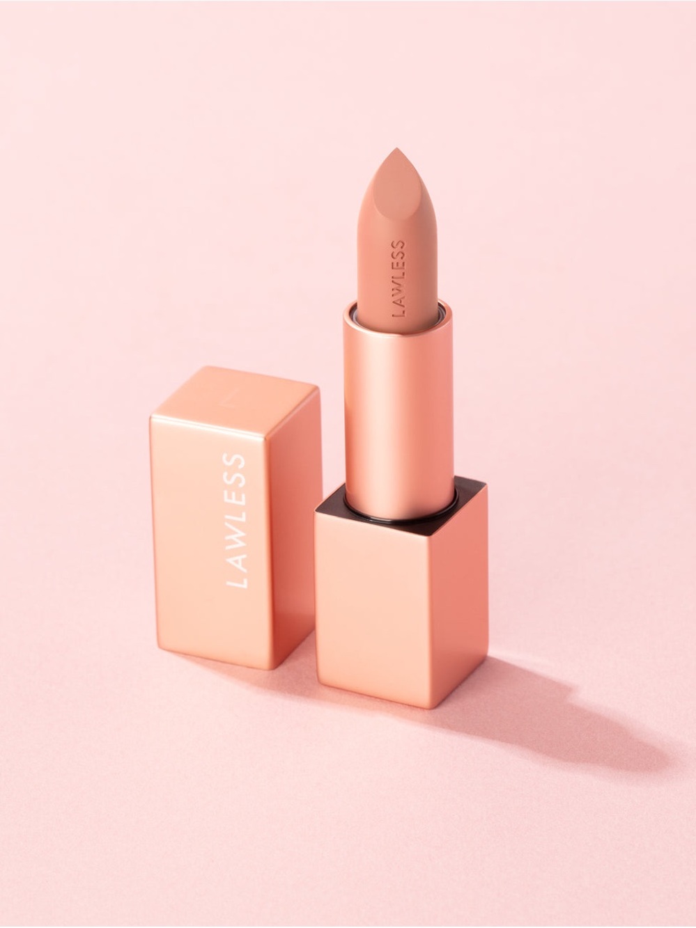 LAWLESS Satin Cream Lipstick - Fawn NIB
